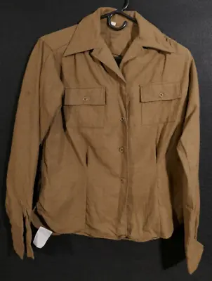 WWII US Army WAC ANC Nurse Women's Wool Waist Shirt 1943 W/ Cutter Tags & Named • $15.50