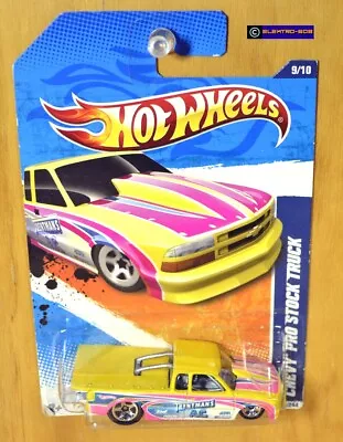 Hot Wheels Chevy Pro Stock Drag S10 Silverado Truck [Yellow] - New/XHTF [E-808] • $13.95