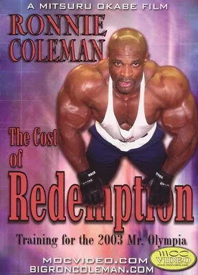 Ronnie Coleman Cost Of Redemption DVD Massive 310lb Offseason! IFBB BODYBUILDING • $14.95