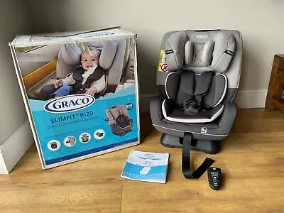 GRACO R129 SLIMFIT CAR SEAT I-Size Group 0+1 2 3 / Birth - 12 Years - BRAND NEW • £109