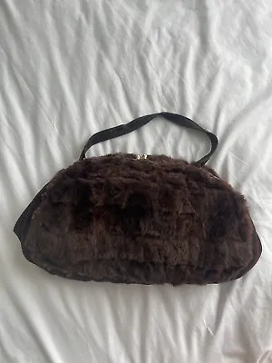 Real Rabbit Fur Clutch Bag • £21.99