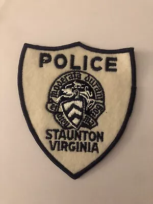 Virginia  Police -  Staunton Police Department   VA  Police Patch • $1
