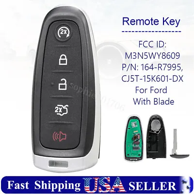 Smart Remote Key Fob For Ford Escape Titanium 2013 2014 2015 2016 CJ5T-15K601-DX • $19.65