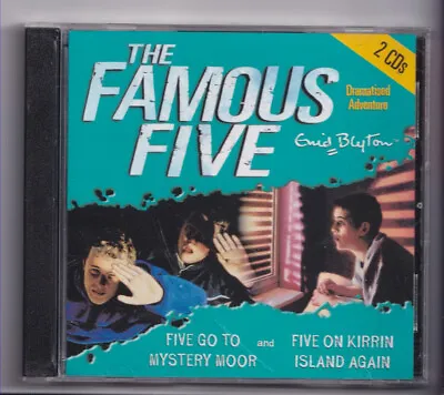 (LB867) Enid Blyton The Famous Five 2 Stories - Double CD • £6.99