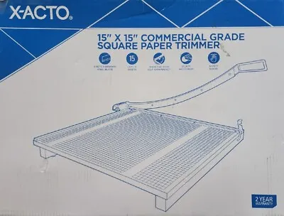 $80 • Buy X-ACTO 15  × 15  Commercial Grade Square Paper Trimmer New 26615