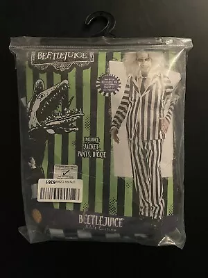 Beetlejuice Adult Costume Adult One Size (fits Up To 44 In Jacket) • $38.48