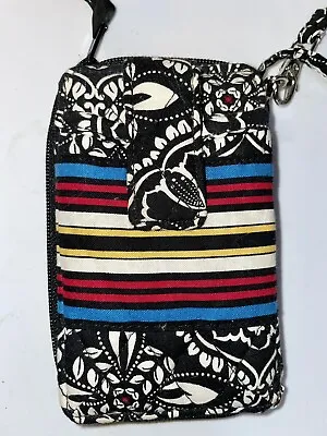 Vera Bradley BARCELONA Carry-it-all Wallet Wristlet Change Zip Purse Fall 2010 • $10