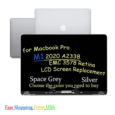 Retina LCD Screen Display Assembly Replacement For MacBook Pro 13  M1 A2338 2020 • $199