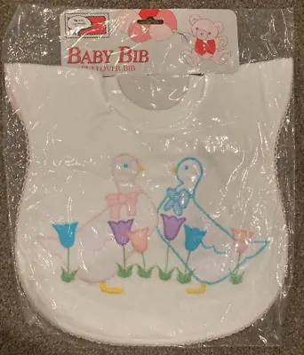 Vintage 80s Baby Bib Pullover Bib The Kids Clothing Co. *BRAND NEW IN BAG* • $3