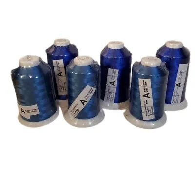 Fufu Polyester Embroidery Thread Lot Of (6) 120% 5000m • $28.05