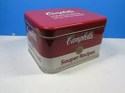 Recipe Box Campbells Soup Metal (M21.12.03) • $3.50