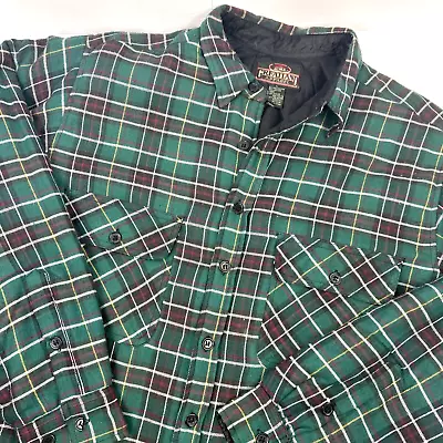 Greatland Apparel Men's Large Plaid Lined Button Up Jacket • $27.95