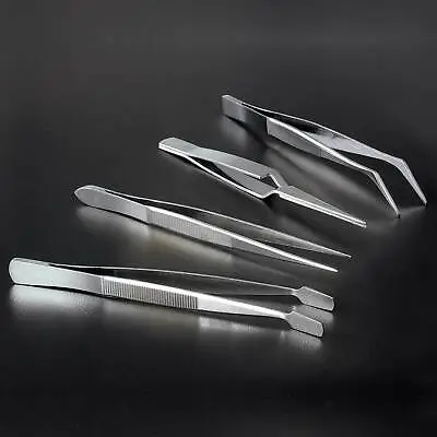 4pic Tweezers Set Precision Tweezers Card Model Making Airfix Jewellery Making • £2.99