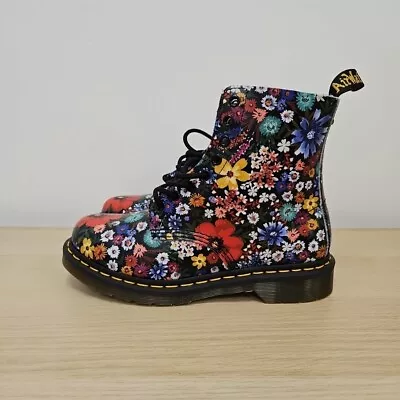 Dr Martens 1460 Pascal Darcy Wanderlust Multi Flowers Floral Leather Boot Uk 6 • £149.99