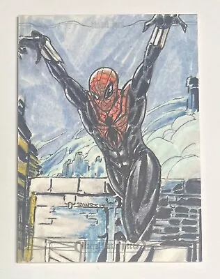 2016 Upper Deck Marvel Masterpieces Sketch Card Spider-Man By Cris Santos • $0.99