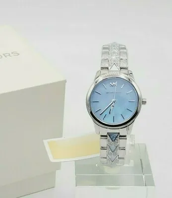 Michael Kors Runway Mercer Ladies Glitz Pavé Bracelet 28mm Watch MK6857 • $139.50