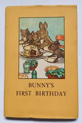 Vintage Ladybird Book Bunny's First Birthday 1952 Series 401 2/6 DJ VGC • £36.99