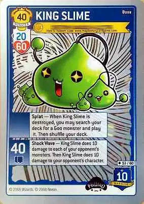 Maple Story CCG FACTORY SEALED Pack Of 30x King Slime Promo Card W/ Codes NEW! • $19.99