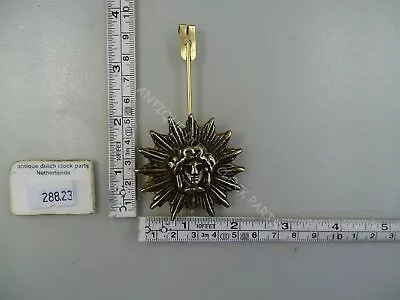 $42 • Buy Brass Medusa Pendulum For German Schmid Mantel Clock Approx. 3 7/16  Or 8,8 C...