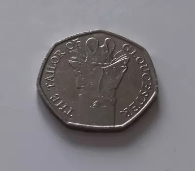 2018 Beatrix Potter The Tailor Of Gloucester 50P Fifty Pence Coin  • £2