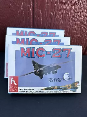 Hobby Craft Models 1/144 Scale Mig -27 Mikoyan Mig-27 Flogger PLANE MODEL KIT • $12