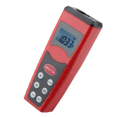Laser Distance Meter Digital Ultrasonic Mini Range Finder Measure Diastimeter • £15.22