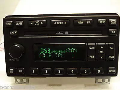 FORD Expedition MERCURY Mountaineer Radio 6 Disc Changer CD Player Stereo 03 05 • $191