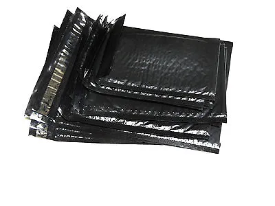 30 Assorted Sizes 8.5x12 6x9 And 4x8 Black Poly Bubble Mailers 10 Of Each Size • $22.98