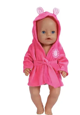⭐️BRAND NEW⭐️Clothes To Fit 43cm Baby Born Doll - Bath Robe • £5.99