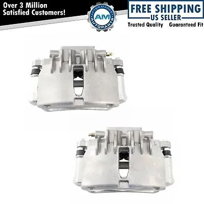 New Front Disc Brake Caliper With Bracket & Hardware Pair For Ford Mustang • $134.54