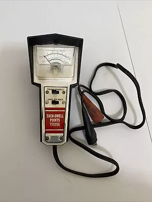 Vintage Dixson Inc. Tach Dwell Tester Mechanic Tool RPMx100 • $17.99