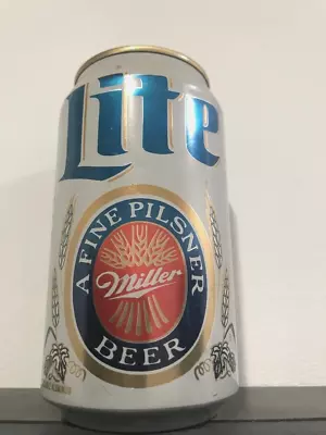 LOOK! Miller Lite Beer Can EMPTY 12oz Aluminum Can  Miller  In White On Label • $199.99
