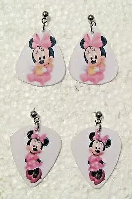 Minnie Mouse Baby Or Tween Dangle Handmade Stud 1  Earrings  U-Pick • $5.25