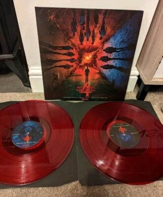 £25 • Buy Stranger Things 4 Soundtrack Red Vinyl LP Record Kate Bush Metallica Kiss Cramps