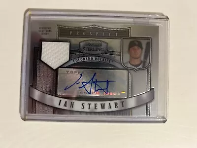 2007 Ian Stewart Bowman Sterling Prospect Auto Jersey Rookie Rockies • $5