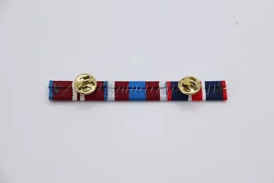 Queens Diamond Platinum Jubilee And King's Coronation Medal Ribbon Bar • £11.95