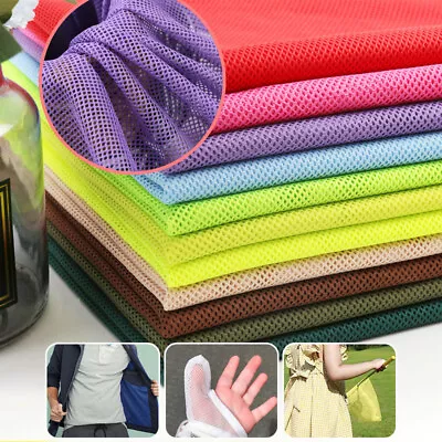  Encrypted Mesh Fabric 1m*1.5m Mosquito Net Curtain Bag Lining Fishnet DIY Craft • $8.51