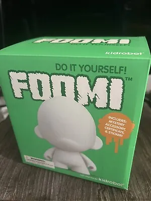 NEW Kidrobot - Foomi DIY Do It Your Self Blank 7  Vinyl Figure Retired • $45