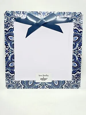 Vera Bradley Bon Bon Medallion Blue Paisley Dry Erase Board Hang Ribbon 11x11  • $18.95