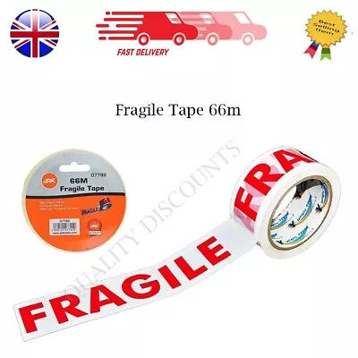 Fragile Tape: 66m - Handle With Care Warning • £10