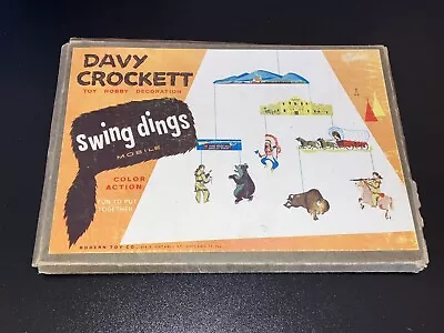 Rare Vintage Davy Crockett Swing Dings Mobil Hanging Decoration Complete In Box • $34