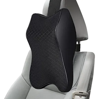 Car Seat Headrest Pillow Memory Foam Breathable Neck Support Cushion Pad Soft UK • £11.89