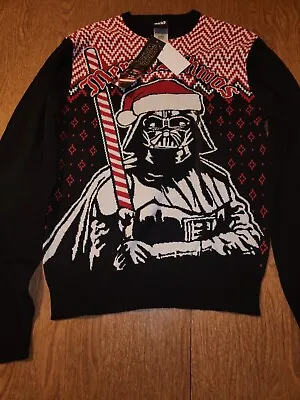 $27.95 • Buy Star Wars Darth Vader Merry Sithmas Ugly Christmas Sweater Size Small New NWT