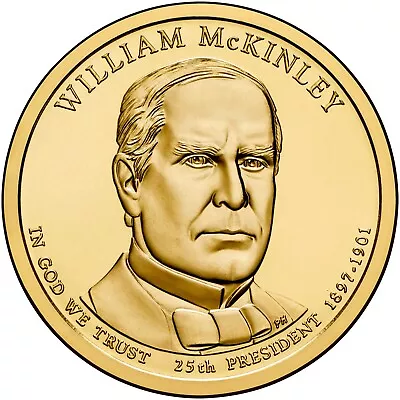 $5 • Buy 2013-D William McKinley Presidential US  Golden  Dollar $1 Coin Denver Mint 