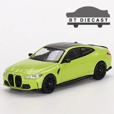 Mini Gt Bmw M4 Competition G82 1/64 Diecast Model Car Sao Paulo Yellow Mgt00468 • $10.90
