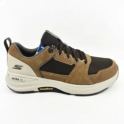 Skechers Go Walk Outdoor Massif Brown Tan Mens Athletic Sneakers • $59.95