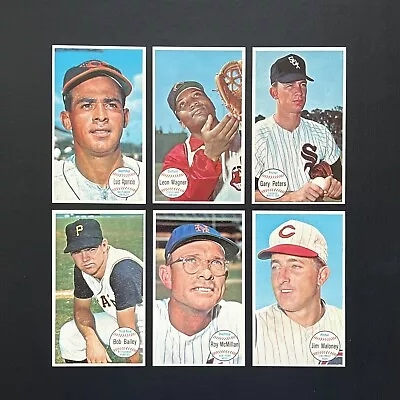 1964 Topps Vintage Baseball ⚾️ “GIANT” Series 6 Diff. High-grade Cards NrMT/MT • $9