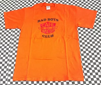 Cafe Racer - Mazda Rotary Night Club T-Shirt - Bad Boys Club - Orange Medium • $20