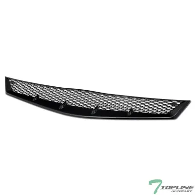 Topline For 2006-2008 Honda Civic 2 Door Coupe Mesh Front Bumper Grille - Black • $40