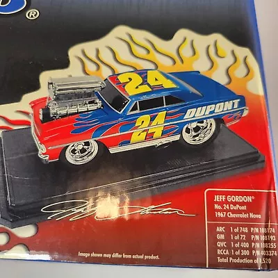 VINTAGE SEALED #24 JEFF GORDON 1967 Chevy Nova 1 0F 1540 ACTION MUSCLE MACHINES  • $99.99